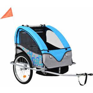 The Living Store Kinderfietskar - Oxford Stof - 40 kg Draagvermogen