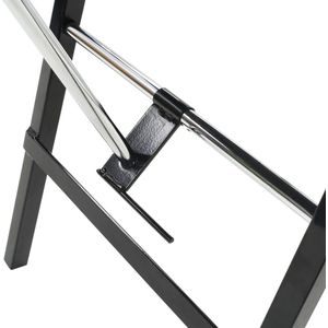 The Living Store Behandelingsstoel - Draagbaar - Zwart - 185 x 78 x 76 cm