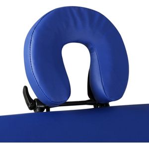 The Living Store Inklapbare Massagetafel 2-zone - 186x68 cm - Aluminium Frame