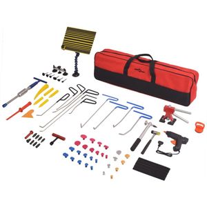 The Living Store 80-delige Uitdeukset zonder overspuiten roestvrij staal - Uitdeukset - Autoreparatie - Deukremover - Schadeherstel - Lak Herstellen