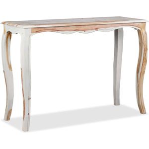 The Living Store Wandtafel 110x40x76 cm massief sheeshamhout - Wandtafel - Salontafel - Bijzettafel - Sheeshamhouten Tafel - Bruine Tafel