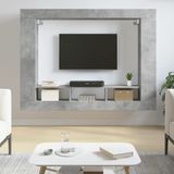 The Living Store Tv-meubel Betongrijs 152x22x113cm - Praktisch en trendy design