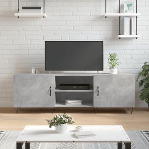 The Living Store TV-meubel Betongrijs - 150 x 30 x 50 cm - Trendy design