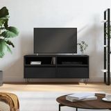 The Living Store TV-meubel - TV-kast en opbergmeubel - 100 x 34.5 x 44.5 cm - Stevig materiaal - voldoende opbergruimte en stabiel tafelblad