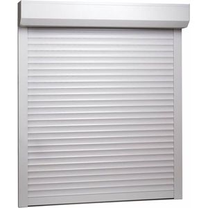 vidaXL Aluminium Rolluik - Rolluik - Rolluik 100x120 cm aluminium wit - Wit Rolluik - Rolluik 100x120cm - Buitendecoratie