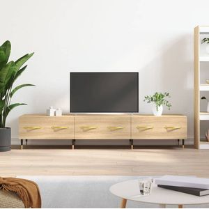 The Living Store Televisiekast Trendy Sonoma Eiken - 150 x 36 x 30 cm - Stevig Design