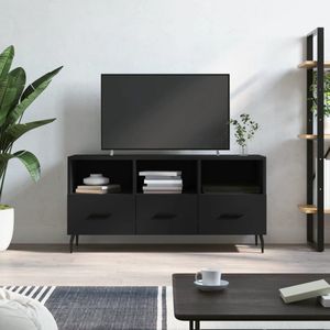 The Living Store TV-meubel - TV-meubel - 102 x 36 x 50 cm - Zwart