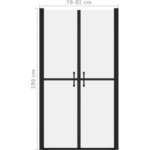 Duschtür Matt esg (78-81)x190 cm - Duschkabinen & -türen - The Living Store