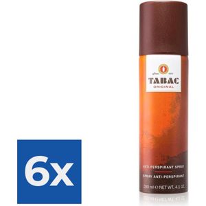 Tabac Original Anti-Perspirant - 200 ml - Deodorant - Voordeelverpakking 6 stuks