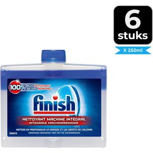Finish Vaatwasmachine Reiniger - Regular - 250 ml - Voordeelverpakking 6 stuks
