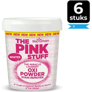 The Pink Stuff - Vlekverwijderaar voor witte was - 1.2 kg - Voordeelverpakking 6 stuks