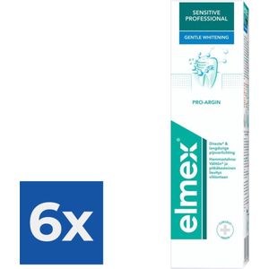 Elmex Tandpasta - Sensitive Professional Gentle Whitening - Voordeelverpakking 6 x 75 ml