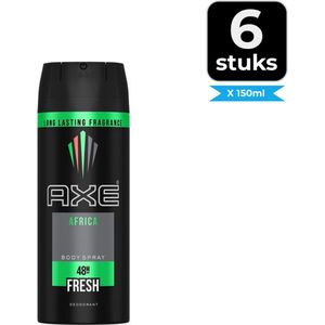 Axe - Deodorant - Spray - Africa - 150ml x 6
