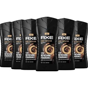 Axe Douchegel - Dark Temptation - Voordeelverpakking 6 x 250 ml