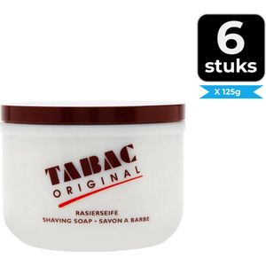 Tabac Original - Shaving Soap - Bowl 125gr - Voordeelverpakking 6 stuks