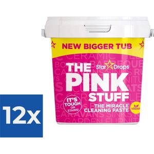 Stardrops The Pink Stuff The Pink Stuff Cleaning Paste 850 g - Voordeelverpakking 12 stuks