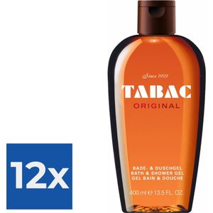 Tabac Original - 400 ml - Douchegel - Voordeelverpakking 12 stuks
