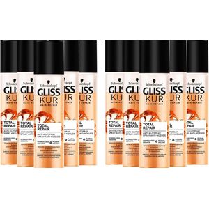 Gliss Kur Anti-Klit Spray Total Repair - Voordeelverpakking 12 x 200 ml