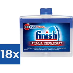 Finish Vaatwasmachine Reiniger - Regular - 250 ml - Voordeelverpakking 18 stuks