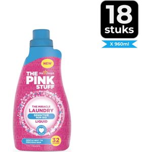 The Pink Stuff The Miracle Wasgel Sensitive 960 ml - Voordeelverpakking 18 stuks