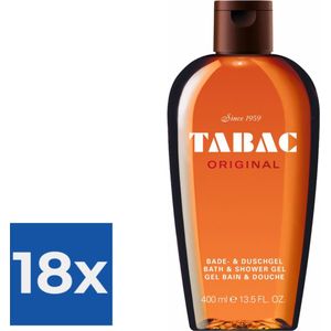 Tabac Original - 400 ml - Douchegel - Voordeelverpakking 18 stuks