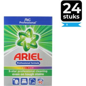 Ariel Color Waspoeder 90 Wasbeurten - Fris - Voordeelverpakking 24 stuks