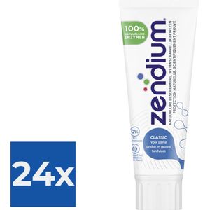 Zendium Tandpasta Classic 75 ml - Voordeelverpakking 24 stuks