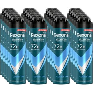 Rexona Deospray Men Dry Cobalt 24 x 150 ml - Voordeelverpakking