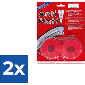 Anti plat Proline 25mm 28 x 1.1/16 - rood - Voordeelverpakking 2 stuks