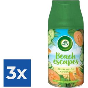 Air Wick - Luchtverfrisser - Navulling - Komkommer - 250ml x 3