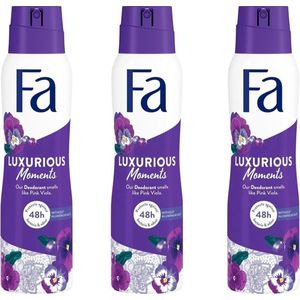 Fa Luxurious Moments Deodorant Spray 150ml - Voordeelverpakking 3 stuks
