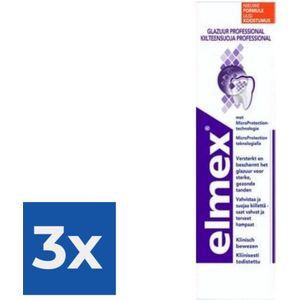 Elmex Tandpasta - Professional Opti Glazuur Protection - 3 x 75 ml