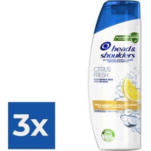 Head & Shoulders - Shampoo - Citrus Fresh - 285ml x 3