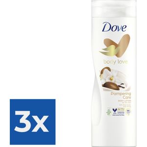 Dove Body Love Pampering Care Bodylotion - 400 ml - Voordeelverpakking 3 stuks