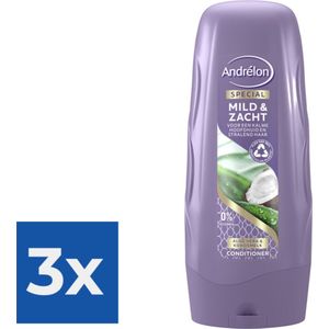 Andrelon Conditioner Mild & Zacht 300 ml - Voordeelverpakking 3 stuks