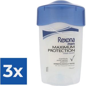 Rexona - Maximum Protection - Deodorant - Stick - 45ml x 3