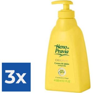 Handzeep met dispenser Original Heno De Pravia (300 ml) - Voordeelverpakking 3 stuks