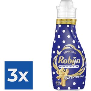 Robijn Wasverzachter Stip & Streep - 750 ml - Voordeelverpakking 3 stuks