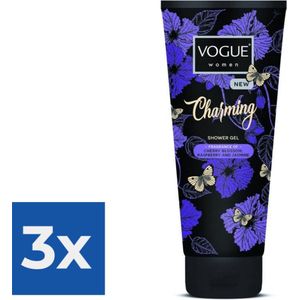 Vogue Charming Douche Gel 200 ml - Voordeelverpakking 3 stuks