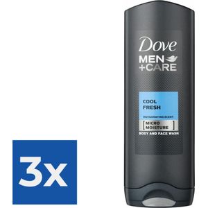 Dove Men+Care Cool Fresh - Douche Gel - Voordeelverpakking 3 stuks