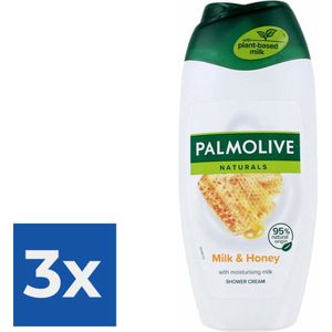 Palmolive Douchegel - Honing & Melk 250 ml - Voordeelverpakking 3 stuks
