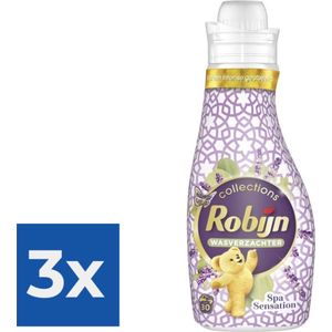 Robijn Intense Wasverzachter Spa Sensation - 750 ml - 30 wasbeurten - Voordeelverpakking 3 stuks