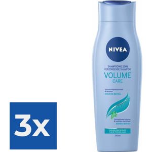 NIVEA Shampoo Volume Care - 250 ml - Voordeelverpakking 3 stuks