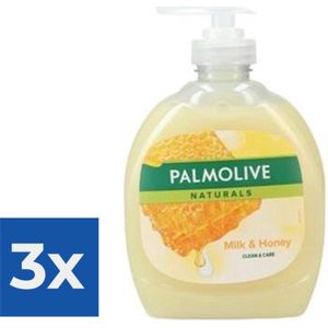 Palmolive Melk & Honing Handzeep Pomp - Voordeelverpakking 3 stuks