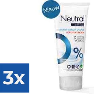 Neutral 0% Intensive Repair Cream - 100 ml - Bodycrème - Voordeelverpakking 3 stuks