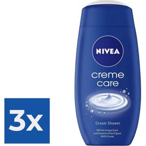 NIVEA Douche Creme - 250ML - Voordeelverpakking 3 stuks