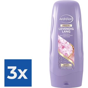 Andrelon Conditioner Levendig Lang 300 ml - Voordeelverpakking 3 stuks