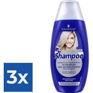 Reflex Zilver - 250 ml - Shampoo - Voordeelverpakking 3 stuks