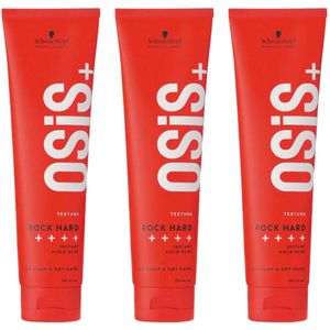 Schwarzkopf Professional Osis+ Rock Hard - 150 ml - Voordeelverpakking 3 stuks