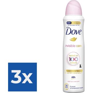Dove - Antiperspirant Spray Invisible Care Floral Touch 150 ml - Voordeelverpakking 3 stuks